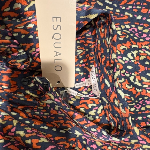 EsQualo DRESS LONG SATEEN REWILDING Size 4 NWT BEAUTIFUL!! - Picture 10 of 12